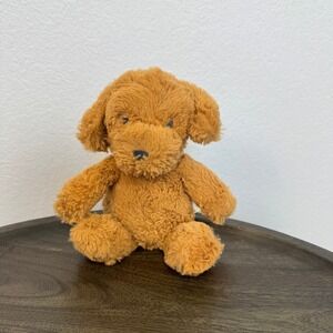 Cloud Island Target Plush Dog Stuffed Animal Rattle Brown Tan Goldendoodle Small